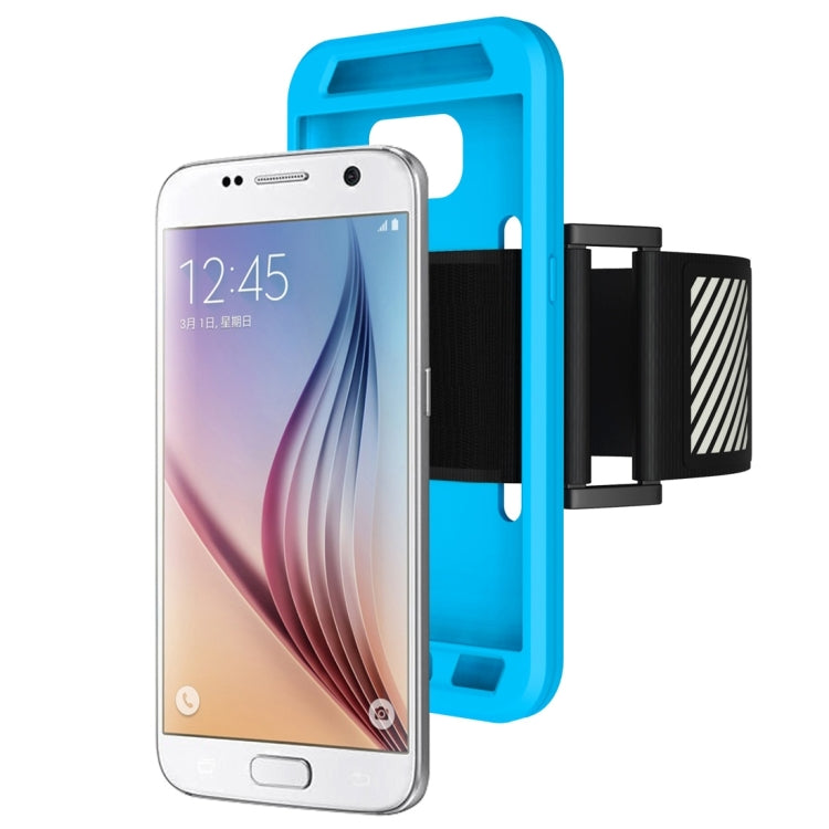 2 in 1 for Galaxy S7 / G930 Dual Control Sport Armband with Detachable Premium Silicone Case