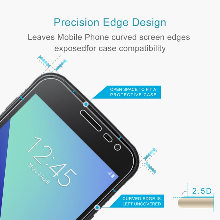 For Galaxy Xcover 4 / G390F / Xcover 4s 0.26mm 9H Surface Hardness Explosion-proof Non-full Screen Tempered Glass Screen Film