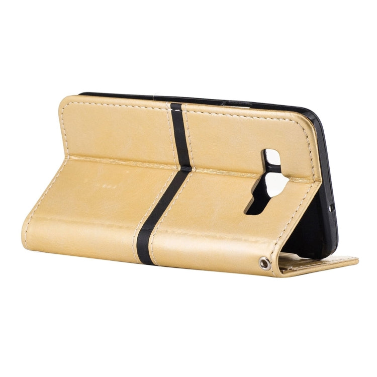 For Galaxy A3 / A300F Crazy Horse Texture Horizontal Flip Leather Case with Holder & Card Slots & Wallet & Photo Frame & Lanyard