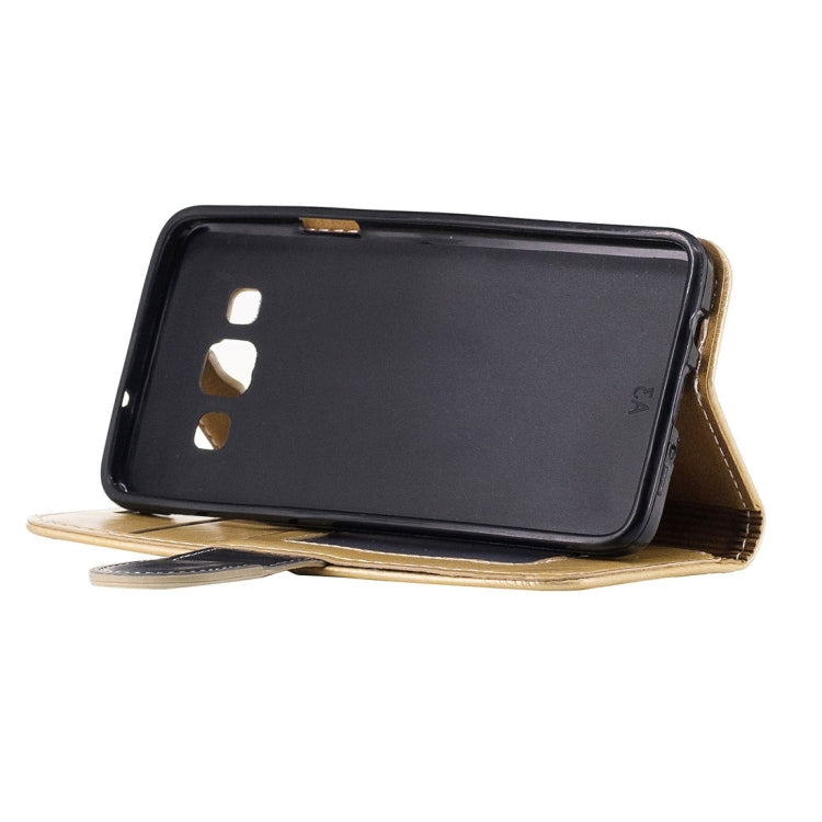For Galaxy A3 / A300F Crazy Horse Texture Horizontal Flip Leather Case with Holder & Card Slots & Wallet & Photo Frame & Lanyard