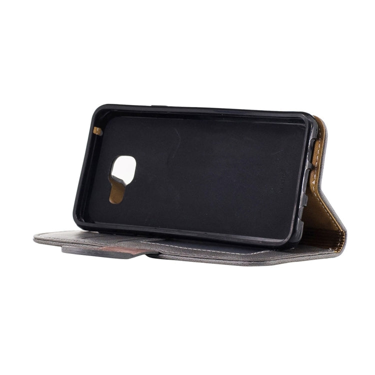 For Galaxy A3 (2016) / A310 Crazy Horse Texture Horizontal Flip Leather Case with Holder & Card Slots & Wallet & Photo Frame & Lanyard