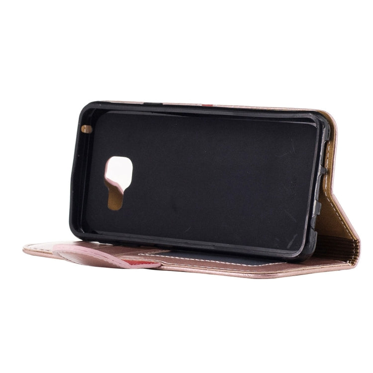 For Galaxy A3 (2016) / A310 Crazy Horse Texture Horizontal Flip Leather Case with Holder & Card Slots & Wallet & Photo Frame & Lanyard