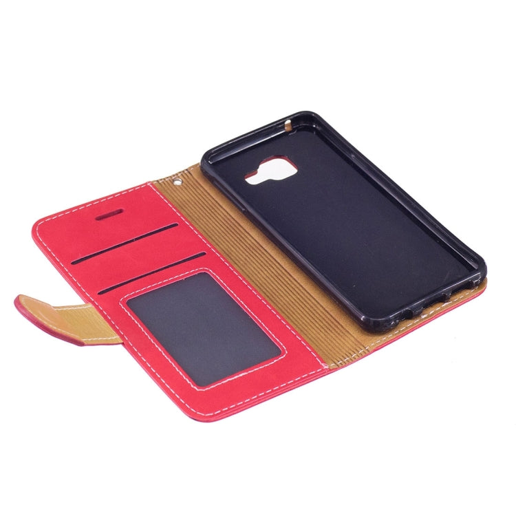 For Galaxy A3 (2017) / A320 Crazy Horse Texture Horizontal Flip Leather Case with Holder & Card Slots & Wallet & Photo Frame & Lanyard