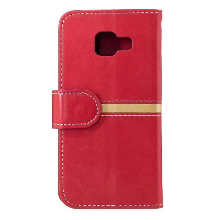 For Galaxy A5 (2016) / A510 Crazy Horse Texture Horizontal Flip Leather Case with Holder & Card Slots & Wallet & Photo Frame & Lanyard
