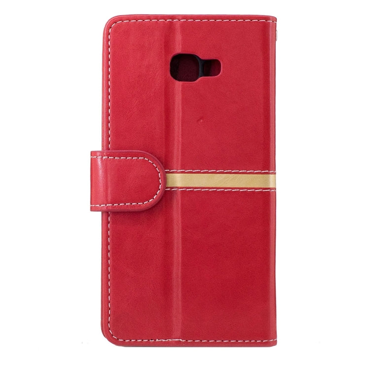 For Galaxy A5 (2017) / A520  Crazy Horse Texture Horizontal Flip Leather Case with Holder & Card Slots & Wallet & Photo Frame & Lanyard