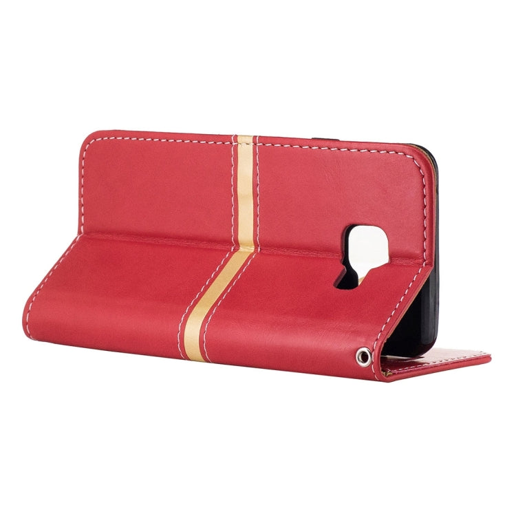 For Galaxy A5 (2017) / A520  Crazy Horse Texture Horizontal Flip Leather Case with Holder & Card Slots & Wallet & Photo Frame & Lanyard