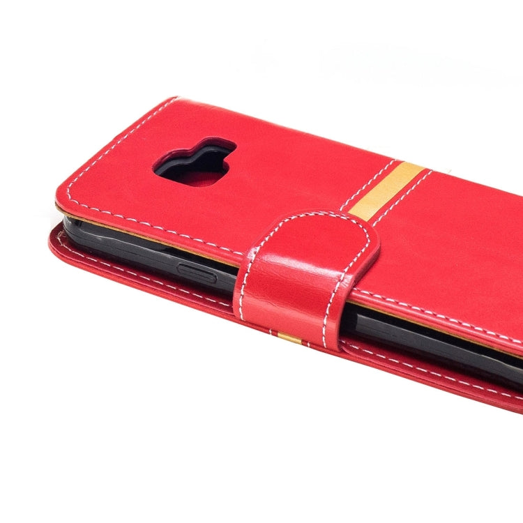 For Galaxy A5 (2017) / A520  Crazy Horse Texture Horizontal Flip Leather Case with Holder & Card Slots & Wallet & Photo Frame & Lanyard