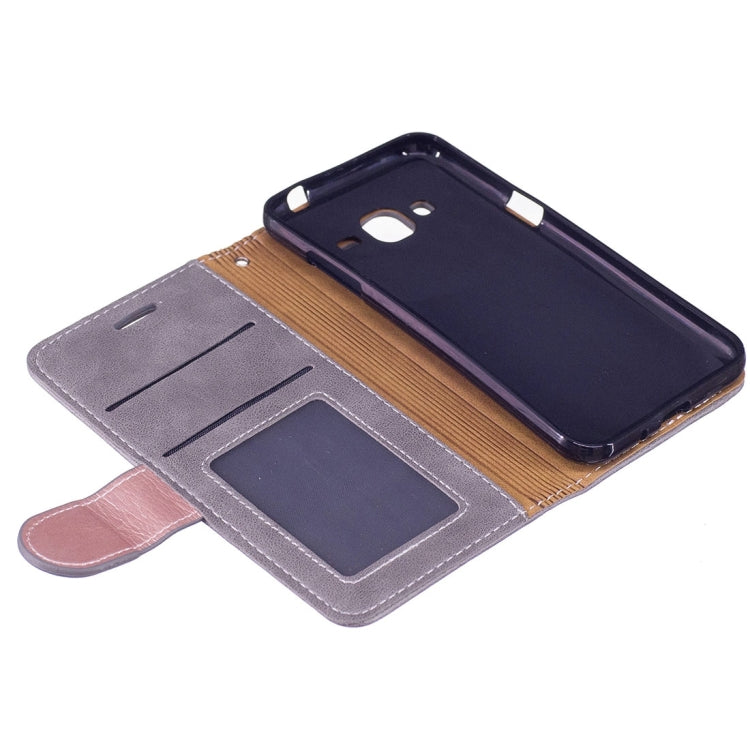 For Galaxy J3 (2016) / J310 Crazy Horse Texture Horizontal Flip Leather Case with Holder & Card Slots & Wallet & Photo Frame & Lanyard