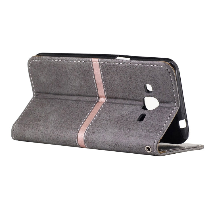 For Galaxy J3 (2016) / J310 Crazy Horse Texture Horizontal Flip Leather Case with Holder & Card Slots & Wallet & Photo Frame & Lanyard