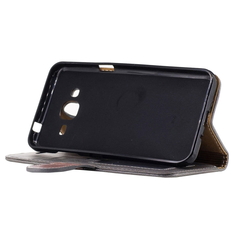 For Galaxy J3 (2016) / J310 Crazy Horse Texture Horizontal Flip Leather Case with Holder & Card Slots & Wallet & Photo Frame & Lanyard