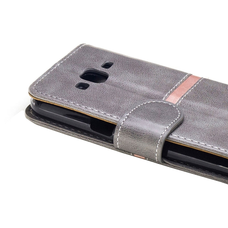 For Galaxy J3 (2016) / J310 Crazy Horse Texture Horizontal Flip Leather Case with Holder & Card Slots & Wallet & Photo Frame & Lanyard