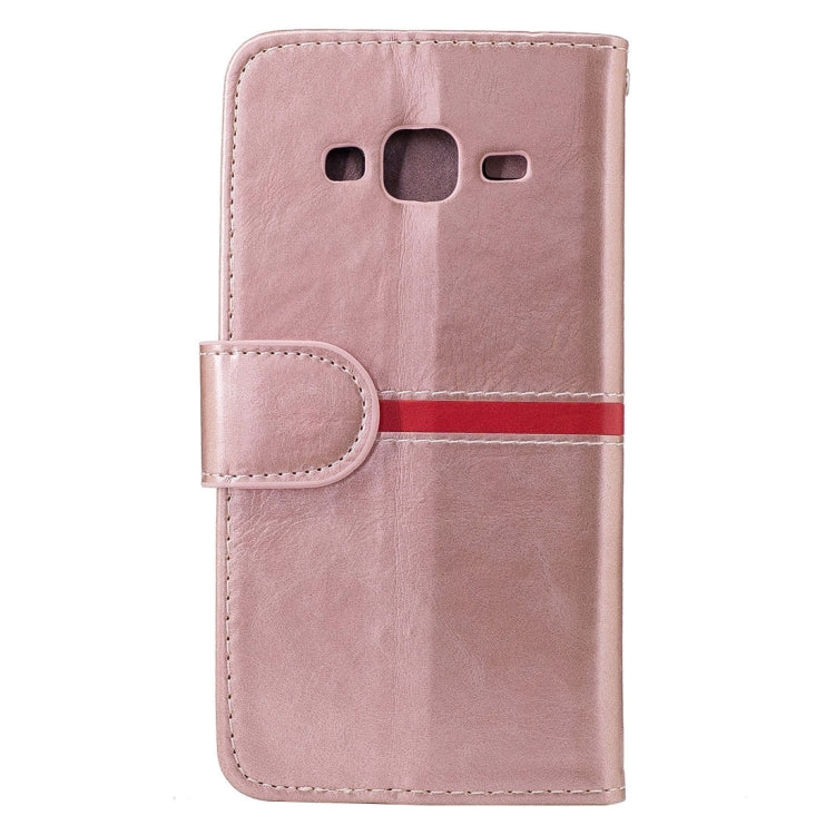 For Galaxy J3 (2016) / J310 Crazy Horse Texture Horizontal Flip Leather Case with Holder & Card Slots & Wallet & Photo Frame & Lanyard