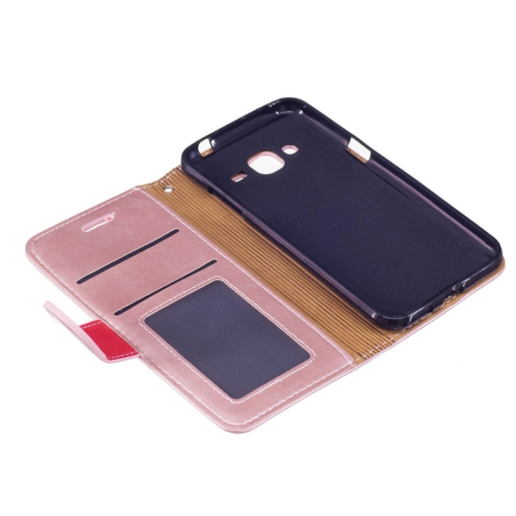 For Galaxy J3 (2016) / J310 Crazy Horse Texture Horizontal Flip Leather Case with Holder & Card Slots & Wallet & Photo Frame & Lanyard