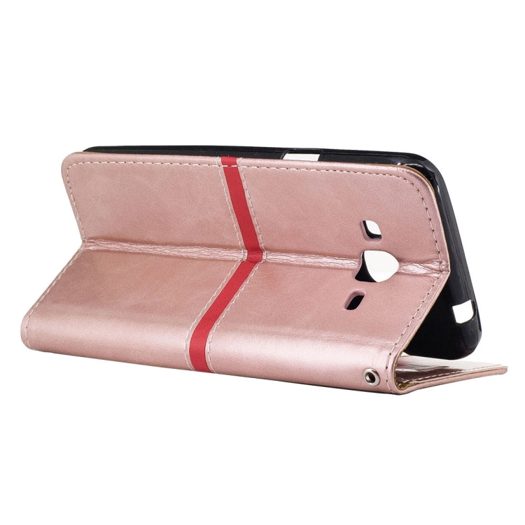 For Galaxy J3 (2016) / J310 Crazy Horse Texture Horizontal Flip Leather Case with Holder & Card Slots & Wallet & Photo Frame & Lanyard