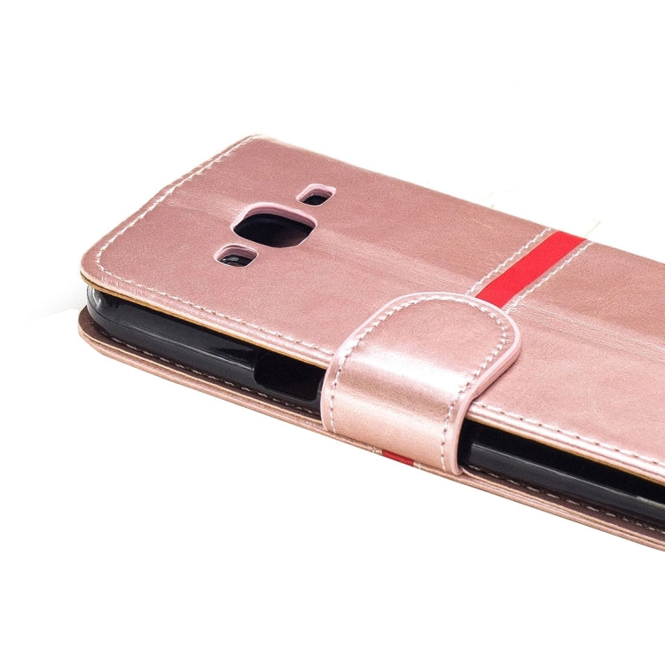 For Galaxy J3 (2016) / J310 Crazy Horse Texture Horizontal Flip Leather Case with Holder & Card Slots & Wallet & Photo Frame & Lanyard