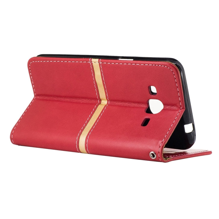 For Galaxy J3 (2016) / J310 Crazy Horse Texture Horizontal Flip Leather Case with Holder & Card Slots & Wallet & Photo Frame & Lanyard
