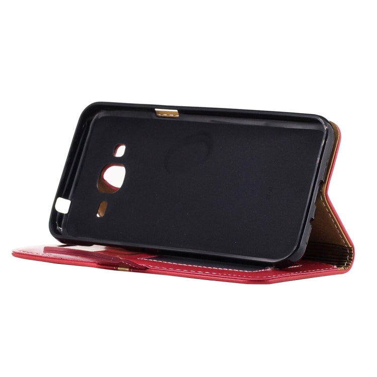 For Galaxy J3 (2016) / J310 Crazy Horse Texture Horizontal Flip Leather Case with Holder & Card Slots & Wallet & Photo Frame & Lanyard