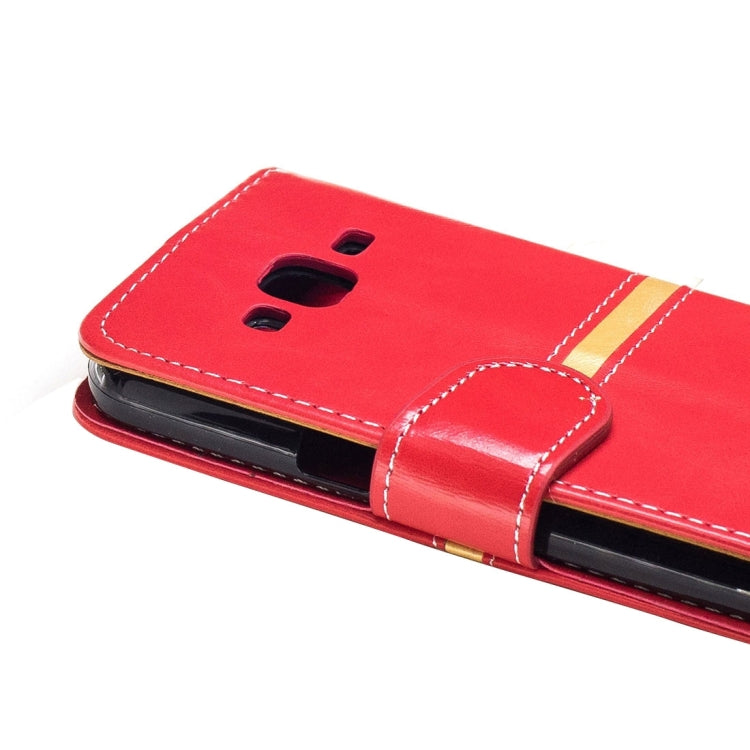 For Galaxy J3 (2016) / J310 Crazy Horse Texture Horizontal Flip Leather Case with Holder & Card Slots & Wallet & Photo Frame & Lanyard