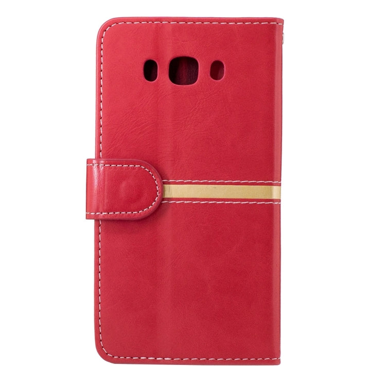 For Galaxy J5 (2016) / J510 Crazy Horse Texture Horizontal Flip PU Leather Case with Holder & Card Slots & Wallet & Photo Frame & Lanyard
