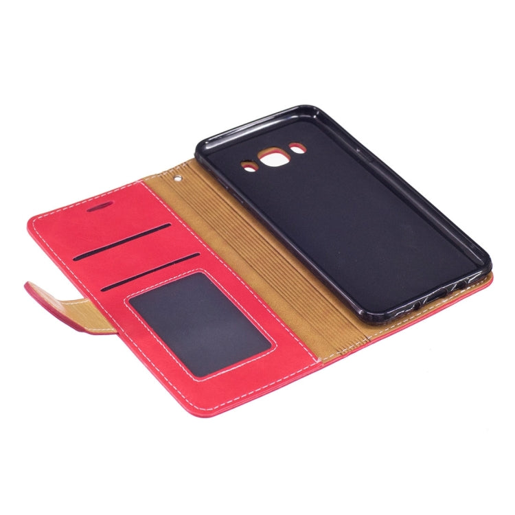 For Galaxy J5 (2016) / J510 Crazy Horse Texture Horizontal Flip PU Leather Case with Holder & Card Slots & Wallet & Photo Frame & Lanyard