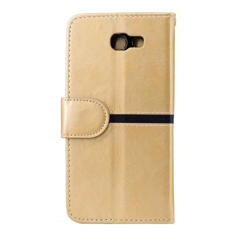 For Galaxy J3 (2017) (US Version) Crazy Horse Texture Horizontal Flip Leather Case with Holder & Card Slots & Wallet & Photo Frame & Lanyard