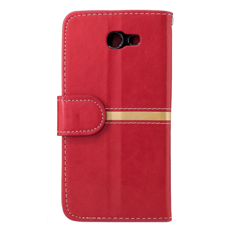 For Galaxy J3 (2017) (US Version) Crazy Horse Texture Horizontal Flip Leather Case with Holder & Card Slots & Wallet & Photo Frame & Lanyard