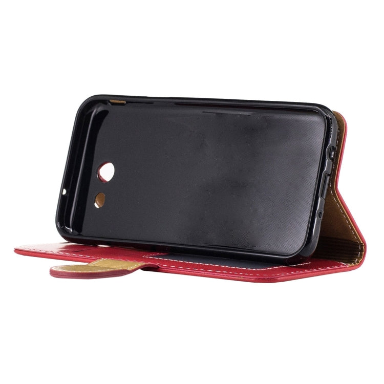 For Galaxy J3 (2017) (US Version) Crazy Horse Texture Horizontal Flip Leather Case with Holder & Card Slots & Wallet & Photo Frame & Lanyard