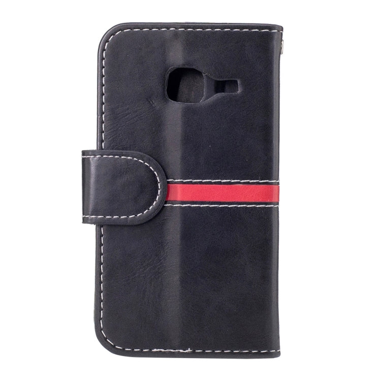 For Galaxy J1 Mini / J1 Nxt / J105 Crazy Horse Texture Horizontal Flip PU Leather Case with Holder & Card Slots & Wallet & Photo Frame & Lanyard