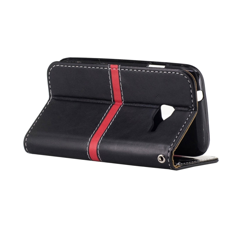 For Galaxy J1 Mini / J1 Nxt / J105 Crazy Horse Texture Horizontal Flip PU Leather Case with Holder & Card Slots & Wallet & Photo Frame & Lanyard