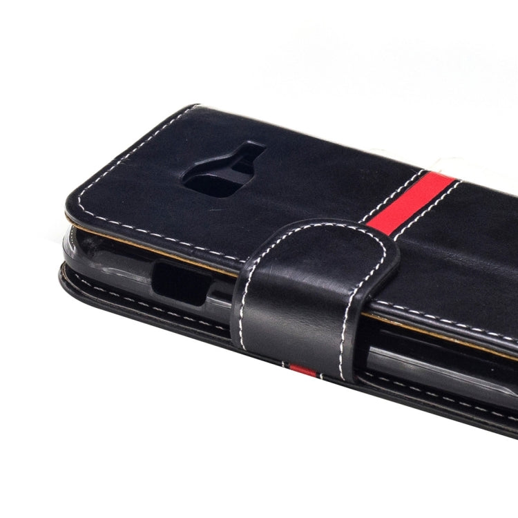 For Galaxy J1 Mini / J1 Nxt / J105 Crazy Horse Texture Horizontal Flip PU Leather Case with Holder & Card Slots & Wallet & Photo Frame & Lanyard