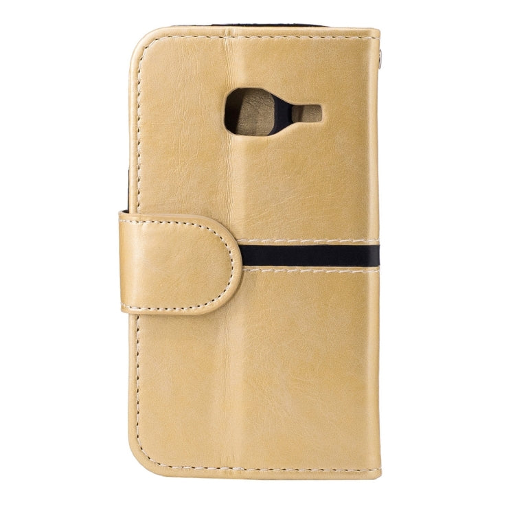 For Galaxy J1 Mini / J1 Nxt / J105 Crazy Horse Texture Horizontal Flip PU Leather Case with Holder & Card Slots & Wallet & Photo Frame & Lanyard
