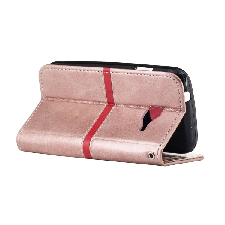 For Galaxy J1 Mini / J1 Nxt / J105 Crazy Horse Texture Horizontal Flip PU Leather Case with Holder & Card Slots & Wallet & Photo Frame & Lanyard