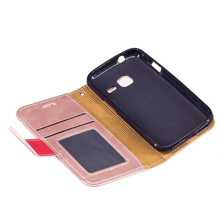 For Galaxy J1 Mini / J1 Nxt / J105 Crazy Horse Texture Horizontal Flip PU Leather Case with Holder & Card Slots & Wallet & Photo Frame & Lanyard