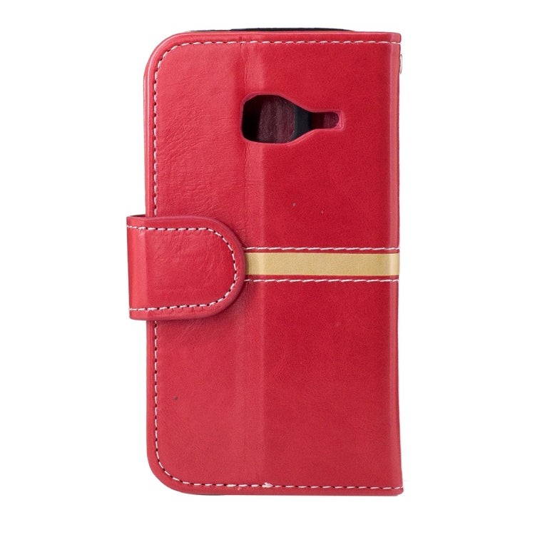 For Galaxy J1 Mini / J1 Nxt / J105 Crazy Horse Texture Horizontal Flip PU Leather Case with Holder & Card Slots & Wallet & Photo Frame & Lanyard