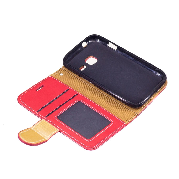 For Galaxy J1 Mini / J1 Nxt / J105 Crazy Horse Texture Horizontal Flip PU Leather Case with Holder & Card Slots & Wallet & Photo Frame & Lanyard