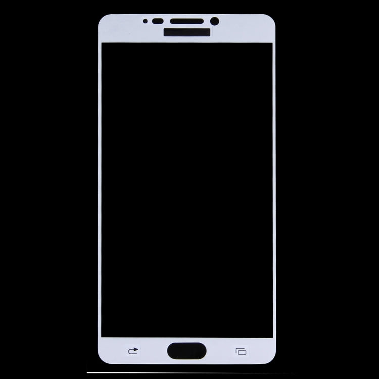 For Galaxy C9 Pro / C900 0.26mm 9H Surface Hardness Explosion-proof Silk-screen Tempered Glass Full Screen Film