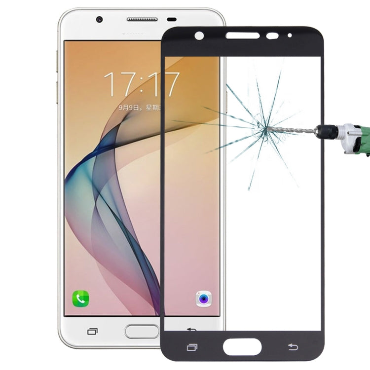 For Galaxy On7 0.26mm 9H Surface Hardness Explosion-proof Silk-screen Tempered Glass Full Screen Film
