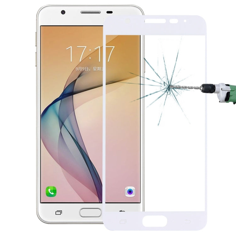 For Galaxy On7 0.26mm 9H Surface Hardness Explosion-proof Silk-screen Tempered Glass Full Screen Film