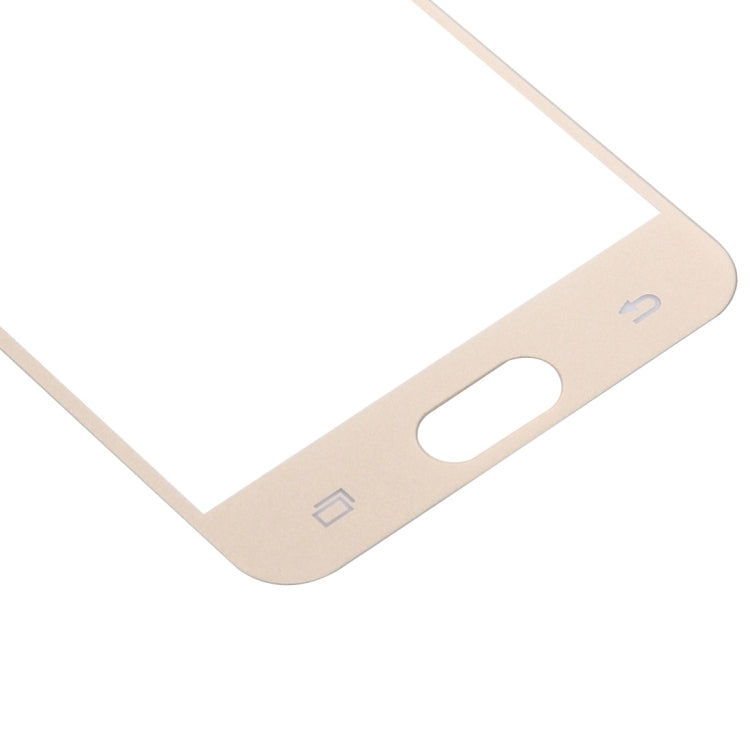 For Galaxy On5 0.26mm 9H Surface Hardness Explosion-proof Silk-screen Tempered Glass Full Screen Film (Gold)