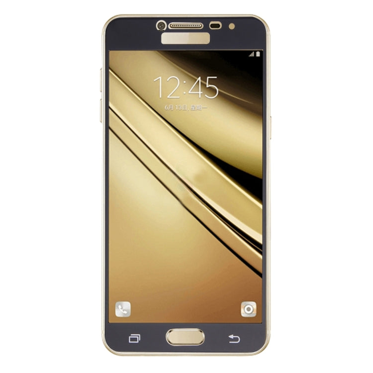 For Galaxy C5 / C500 0.26mm 9H Surface Hardness Explosion-proof Silk-screen Tempered Glass Full Screen Film