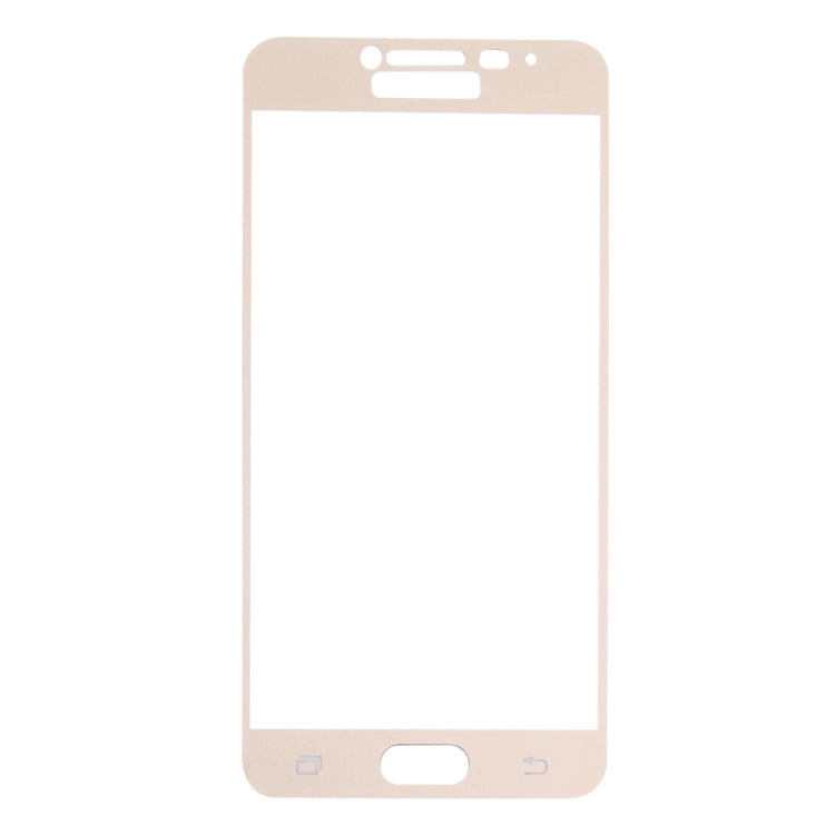 For Galaxy C5 / C500 0.26mm 9H Surface Hardness Explosion-proof Silk-screen Tempered Glass Full Screen Film