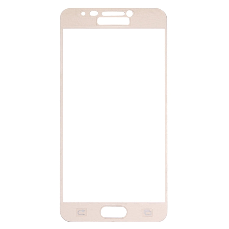 For Galaxy C5 / C500 0.26mm 9H Surface Hardness Explosion-proof Silk-screen Tempered Glass Full Screen Film