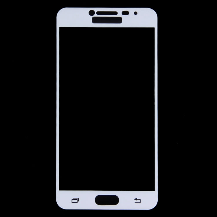 For Galaxy C5 / C500 0.26mm 9H Surface Hardness Explosion-proof Silk-screen Tempered Glass Full Screen Film