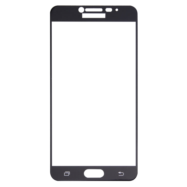 For Galaxy C7 / C700 0.26mm 9H Surface Hardness Explosion-proof Silk-screen Tempered Glass Full Screen Film