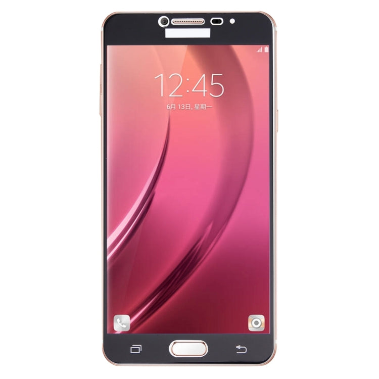 For Galaxy C7 / C700 0.26mm 9H Surface Hardness Explosion-proof Silk-screen Tempered Glass Full Screen Film