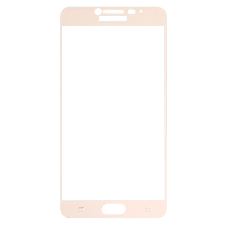 For Galaxy C7 / C700 0.26mm 9H Surface Hardness Explosion-proof Silk-screen Tempered Glass Full Screen Film
