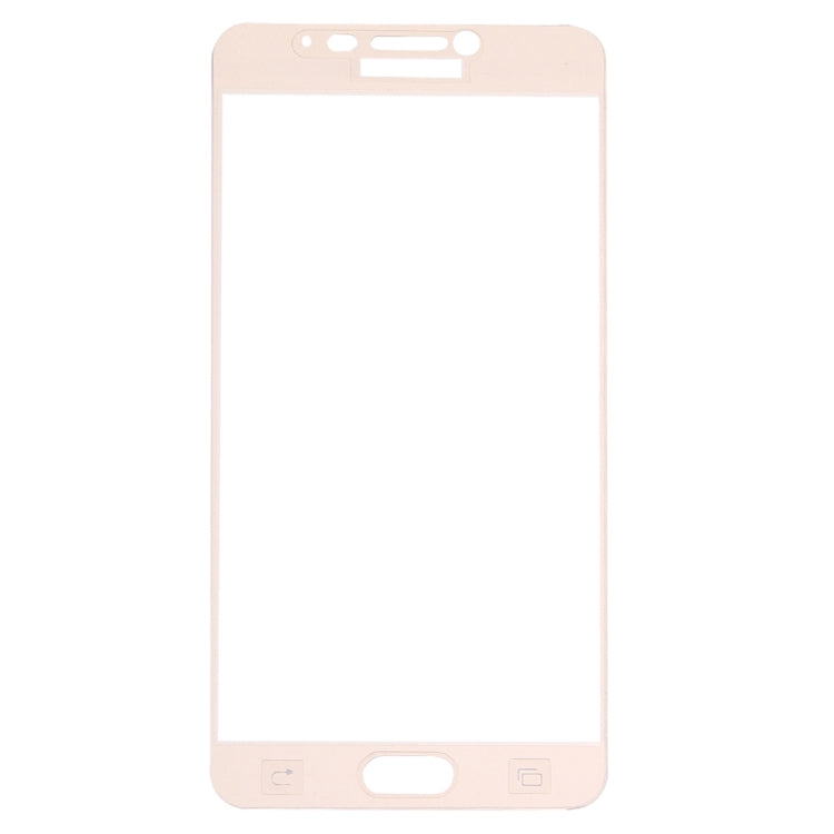 For Galaxy C7 / C700 0.26mm 9H Surface Hardness Explosion-proof Silk-screen Tempered Glass Full Screen Film