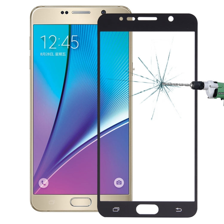 For Galaxy Note 5 / N920 0.26mm 9H Surface Hardness Explosion-proof Silk-screen Tempered Glass Full Screen Film