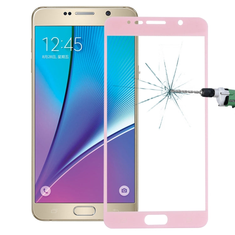 For Galaxy Note 5 / N920 0.26mm 9H Surface Hardness Explosion-proof Silk-screen Tempered Glass Full Screen Film