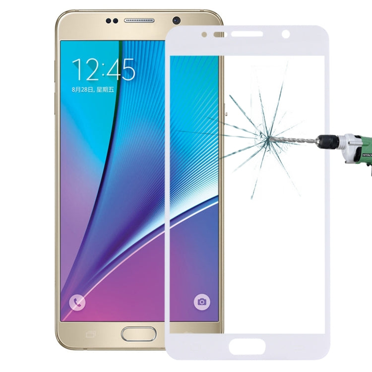 For Galaxy Note 5 / N920 0.26mm 9H Surface Hardness Explosion-proof Silk-screen Tempered Glass Full Screen Film